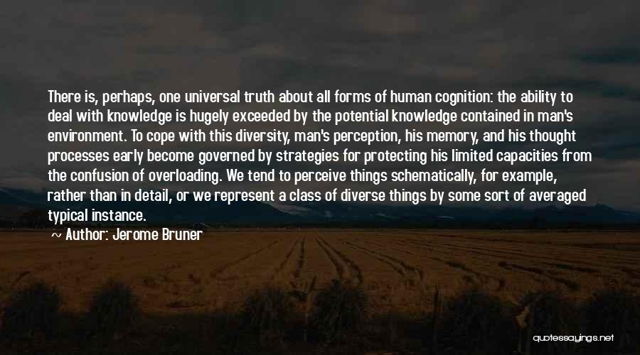 Cognition Quotes By Jerome Bruner