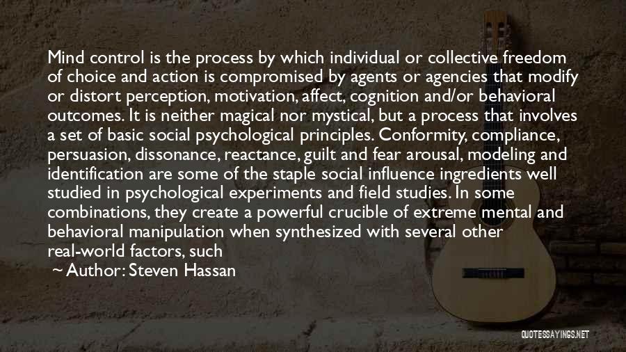 Cognition Quotes By Steven Hassan