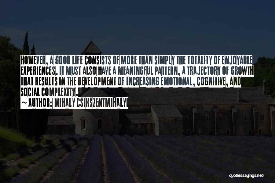 Cognitive Development Quotes By Mihaly Csikszentmihalyi