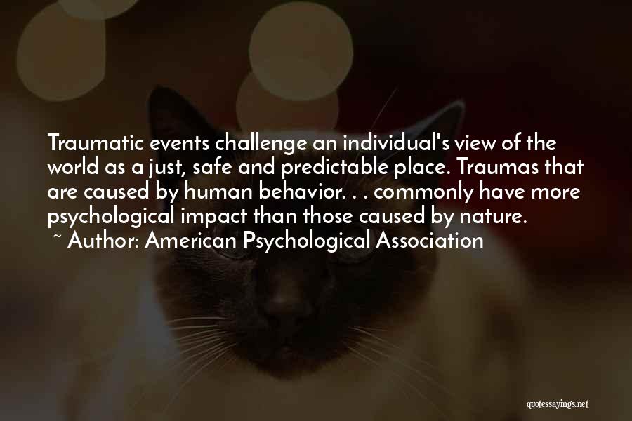 Cognitive Distortions Quotes By American Psychological Association