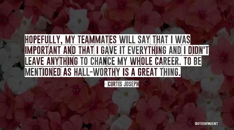 Cognitively Guided Quotes By Curtis Joseph Cognitively Guided Quotes By Curtis Joseph