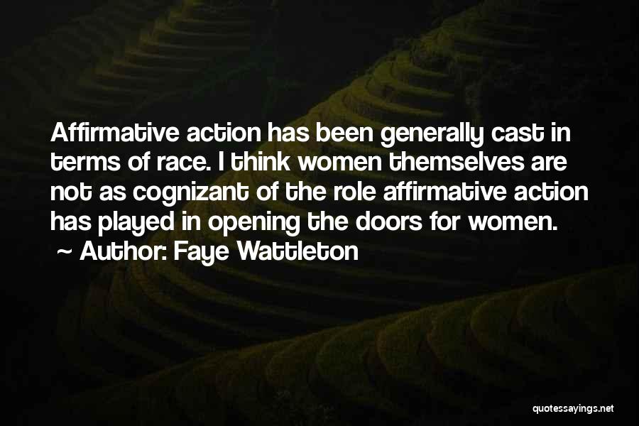 Cognizant Quotes By Faye Wattleton