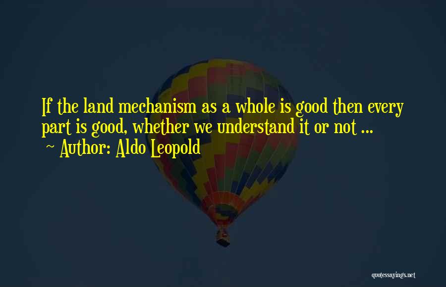 Cogs Quotes By Aldo Leopold