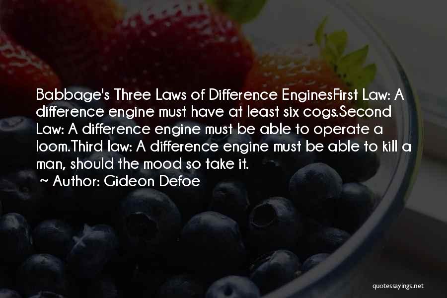 Cogs Quotes By Gideon Defoe