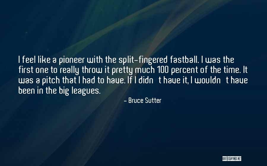 Coh Pioneer Quotes By Bruce Sutter Coh Pioneer Quotes By Bruce Sutter