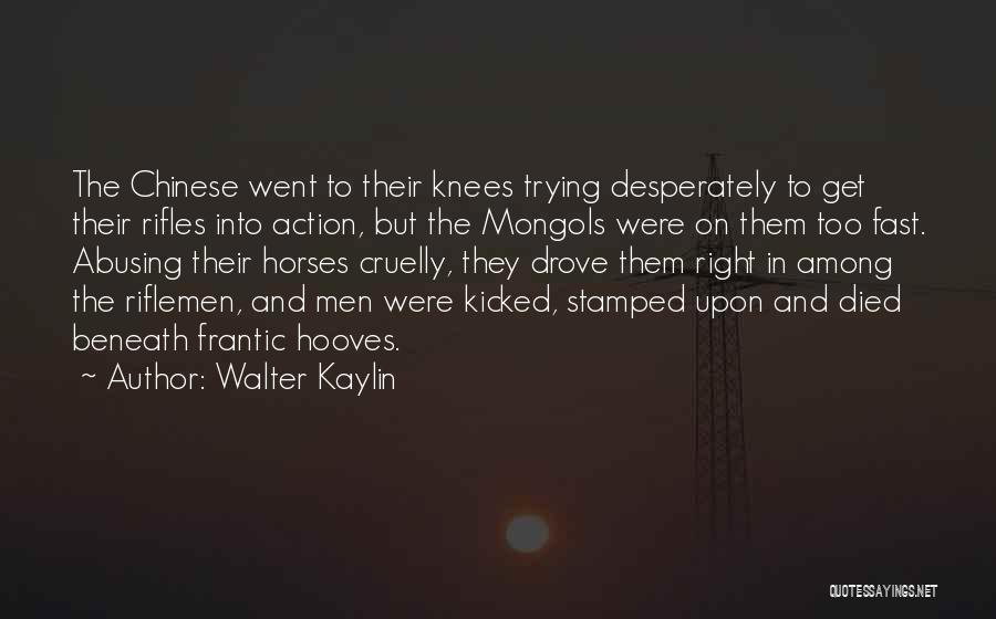 Coh Riflemen Quotes By Walter Kaylin