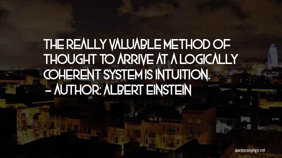 Coherent Quotes By Albert Einstein