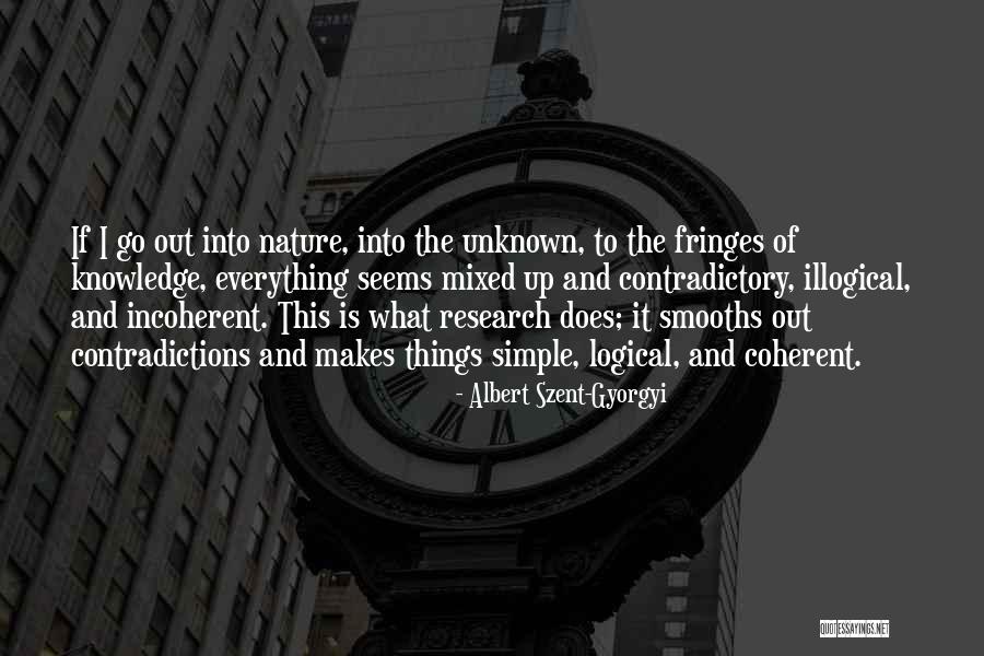 Coherent Quotes By Albert Szent-Gyorgyi Coherent Quotes By Albert Szent-Gyorgyi