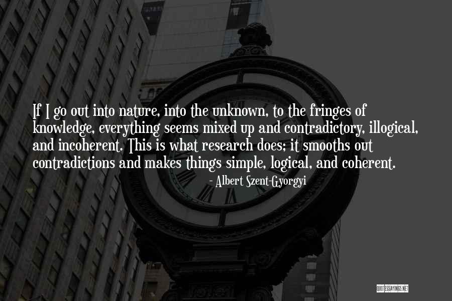 Coherent Quotes By Albert Szent-Gyorgyi