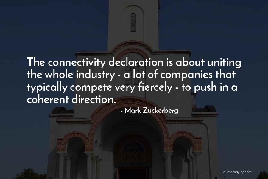 Coherent Quotes By Mark Zuckerberg