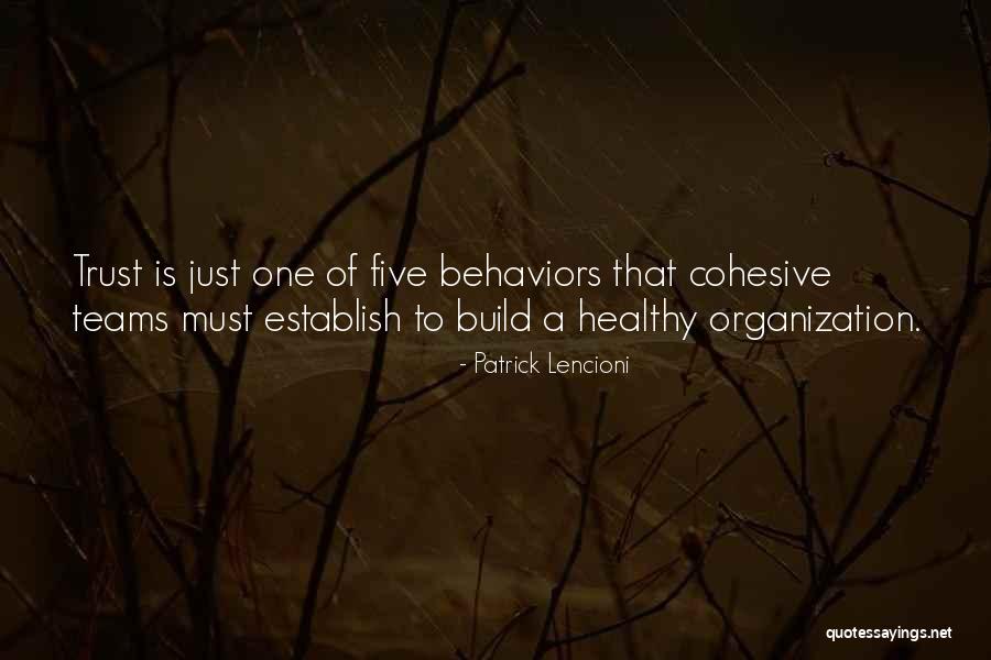 Cohesive Teams Quotes By Patrick Lencioni Cohesive Teams Quotes By Patrick Lencioni