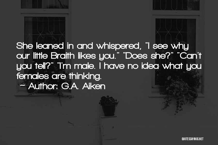 Cohf Celeste Quotes By G.A. Aiken