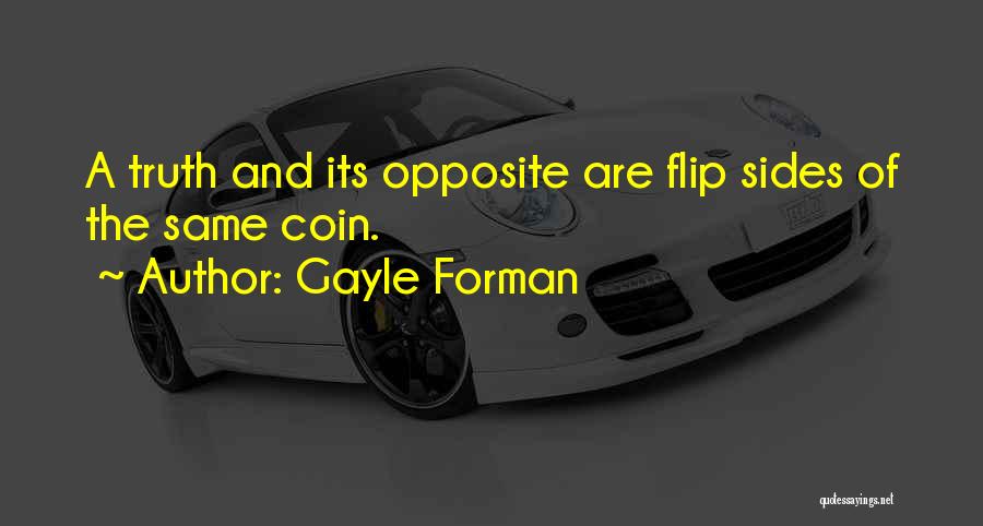 Coin Flip Quotes By Gayle Forman