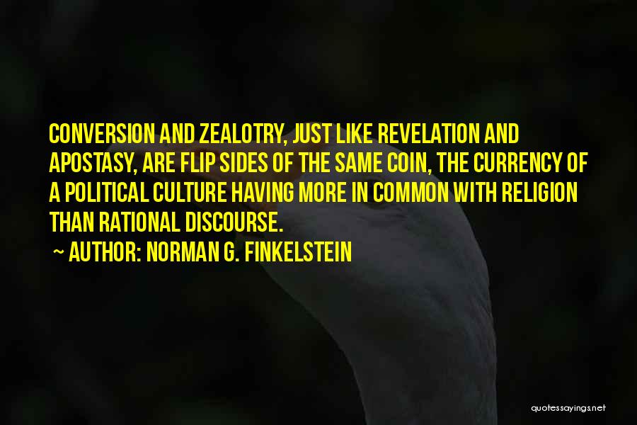 Coin Flip Quotes By Norman G. Finkelstein