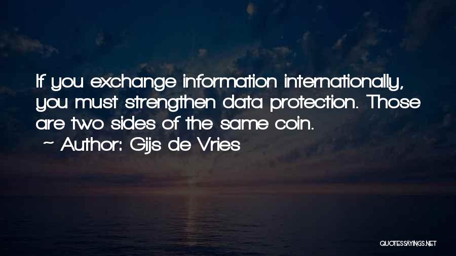 Coin Two Sides Quotes By Gijs De Vries