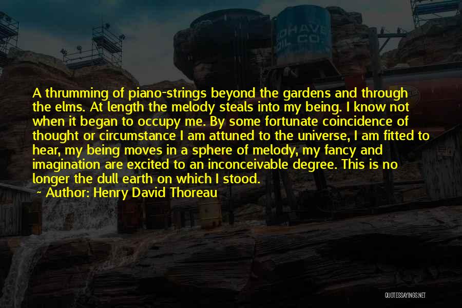 Coincidence Or Not Quotes By Henry David Thoreau