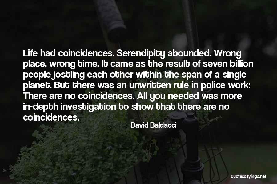 Coincidences In Life Quotes By David Baldacci Coincidences In Life Quotes By David Baldacci