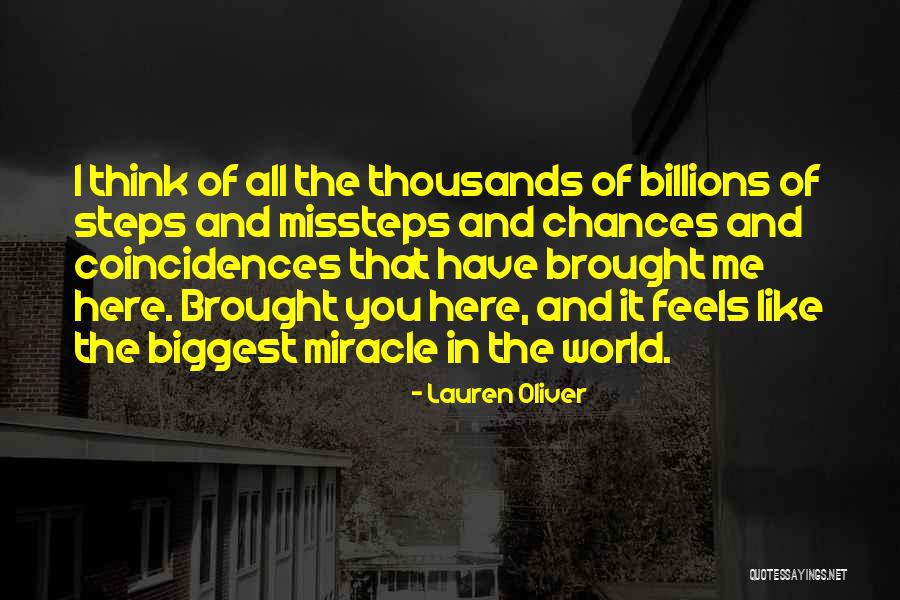 Coincidences Quotes By Lauren Oliver