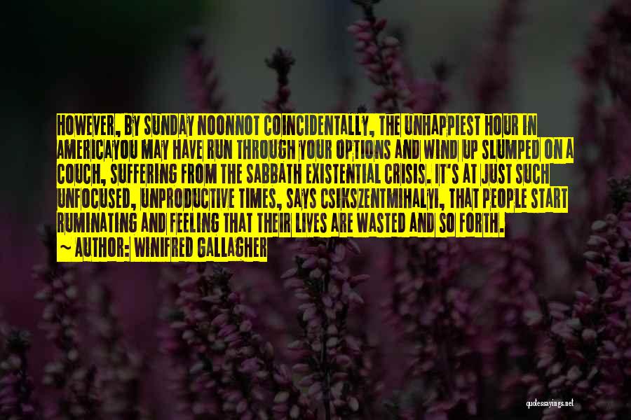 Coincidentally Quotes By Winifred Gallagher Coincidentally Quotes By Winifred Gallagher