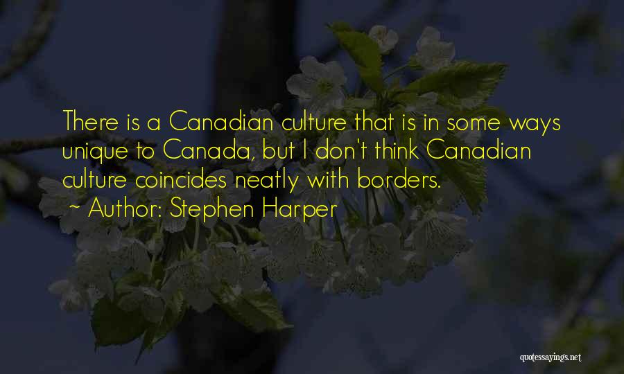Coincides Quotes By Stephen Harper