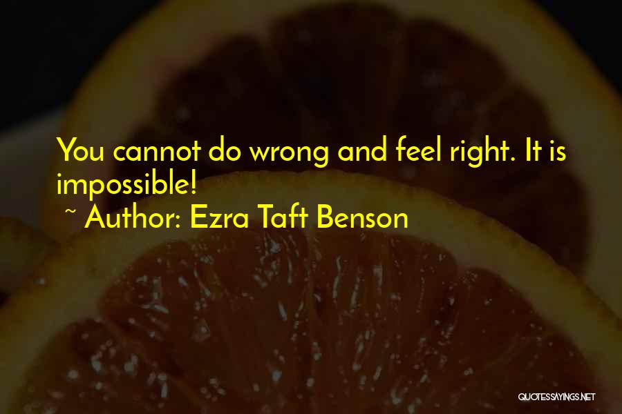 Cojean Quotes By Ezra Taft Benson