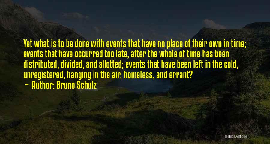 Cold Air Quotes By Bruno Schulz