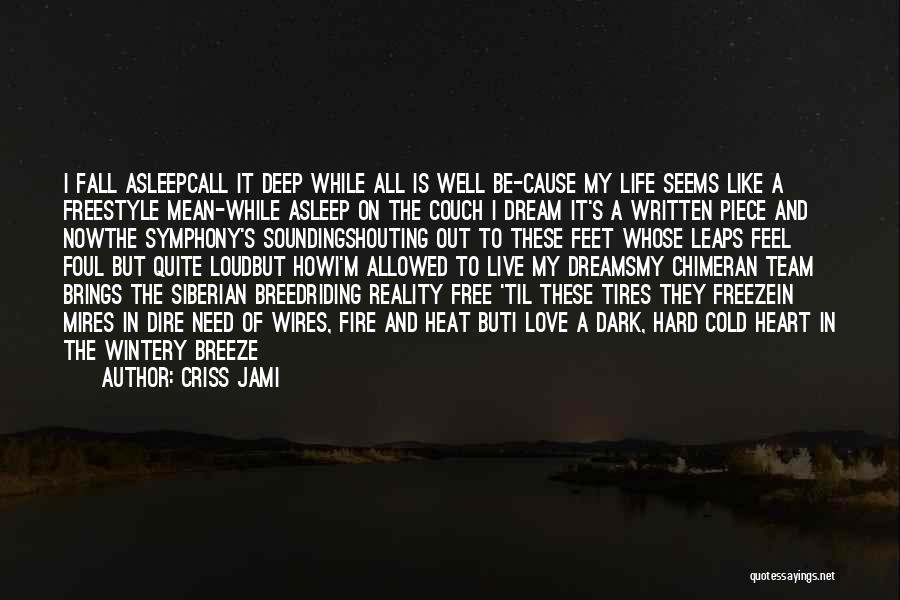 Cold And Dark Quotes By Criss Jami
