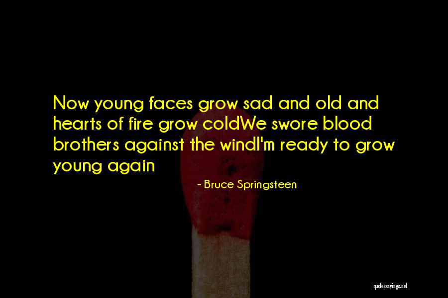 Cold And Fire Quotes By Bruce Springsteen Cold And Fire Quotes By Bruce Springsteen