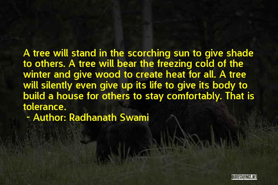 Cold And Freezing Quotes By Radhanath Swami