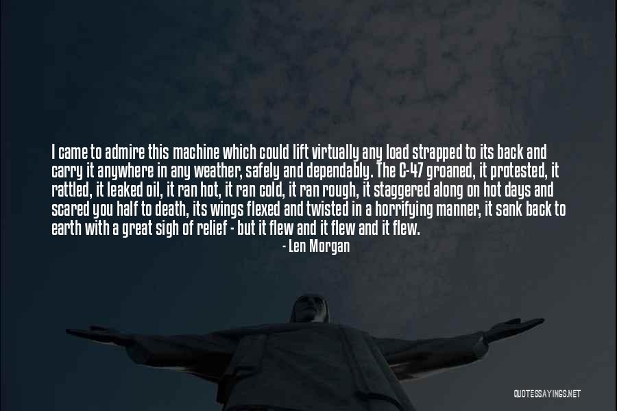 Cold And Hot Weather Quotes By Len Morgan Cold And Hot Weather Quotes By Len Morgan