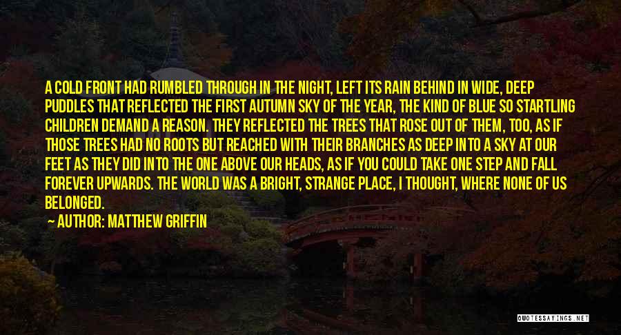 Cold And Rain Quotes By Matthew Griffin