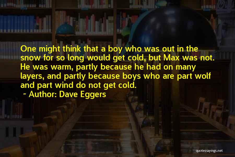 Cold And Wind Quotes By Dave Eggers