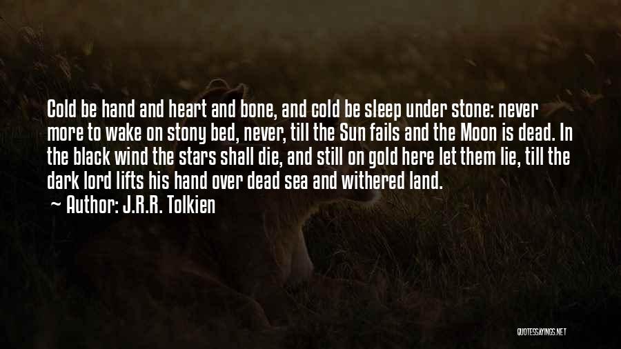 Cold And Wind Quotes By J.R.R. Tolkien