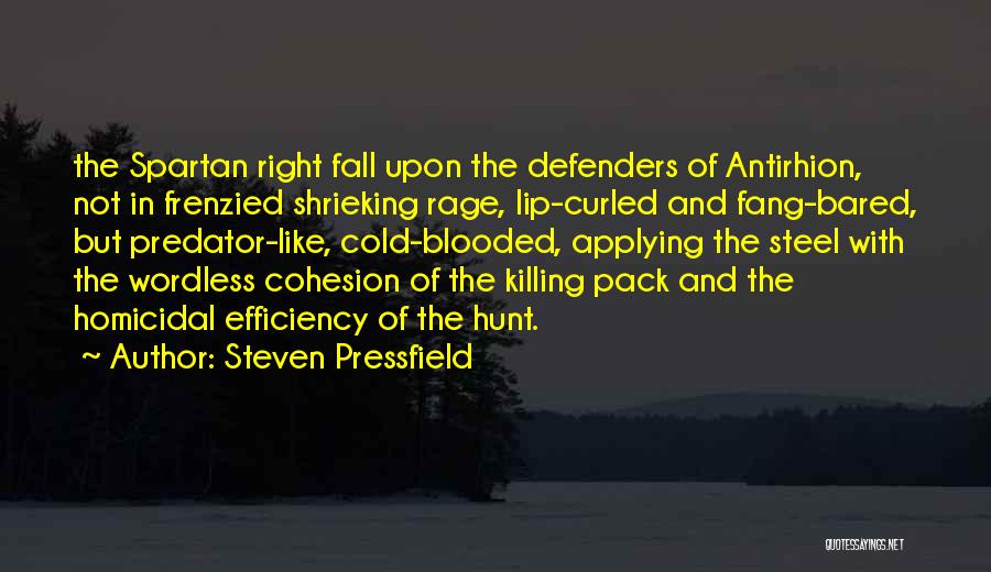 Cold Blooded Quotes By Steven Pressfield
