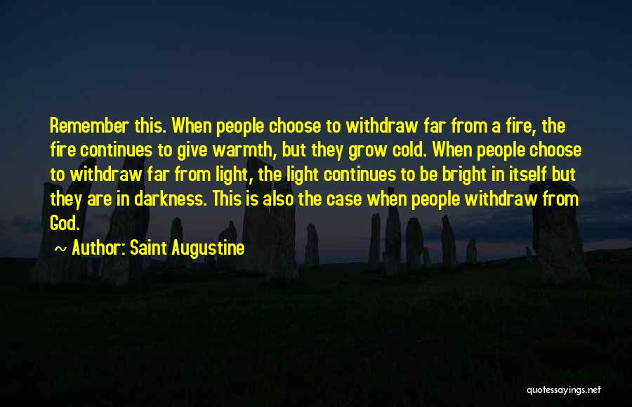 Cold Case Quotes By Saint Augustine