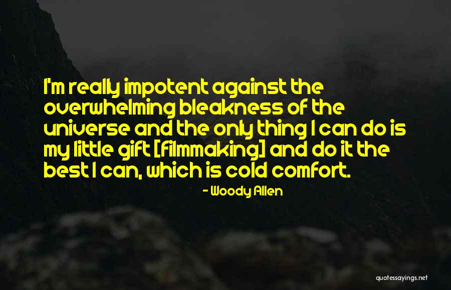 Cold Comfort Quotes By Woody Allen Cold Comfort Quotes By Woody Allen