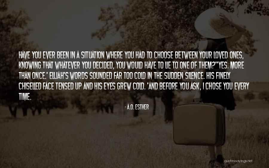 Cold Couple Quotes By A.O. Esther Cold Couple Quotes By A.O. Esther
