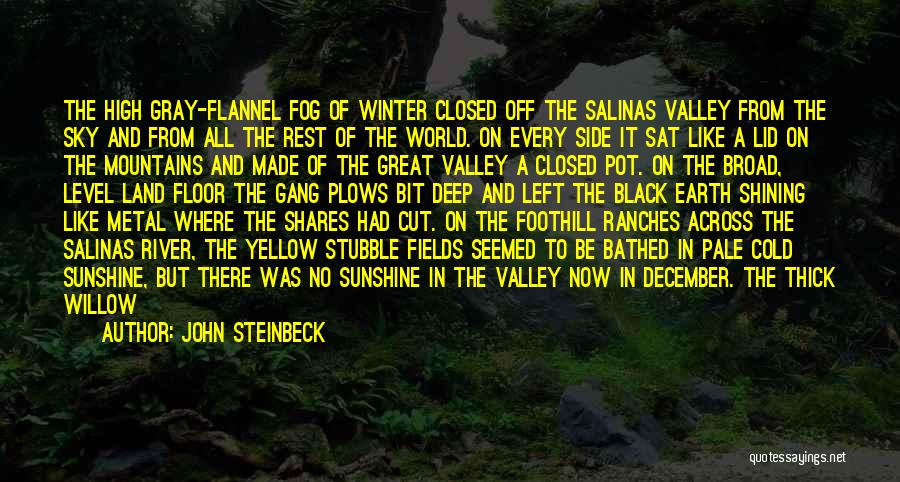 Cold December Quotes By John Steinbeck