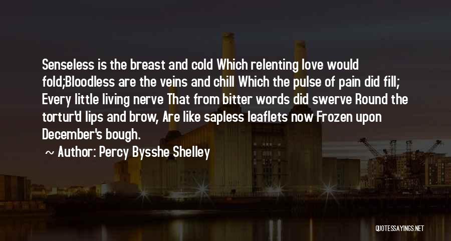 Cold December Quotes By Percy Bysshe Shelley
