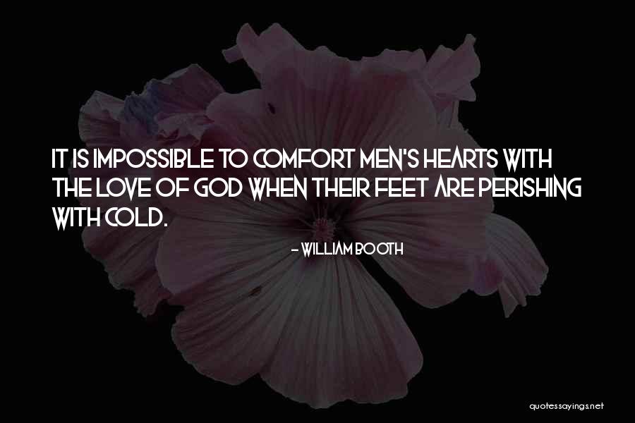 Cold Feet Quotes By William Booth Cold Feet Quotes By William Booth