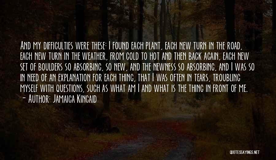 Cold Front Quotes By Jamaica Kincaid