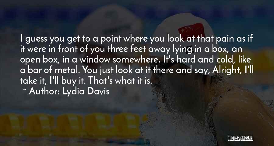 Cold Front Quotes By Lydia Davis