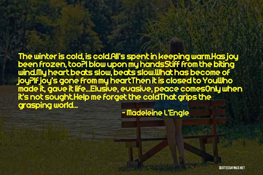 Cold Hands Quotes By Madeleine L'Engle