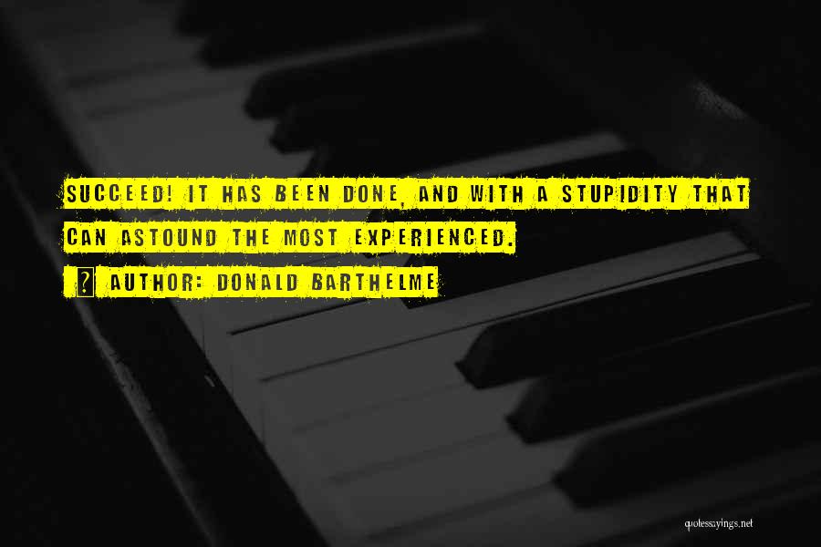 Cold Hearted Rap Quotes By Donald Barthelme