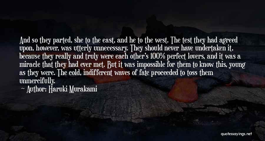 Cold Indifferent Quotes By Haruki Murakami