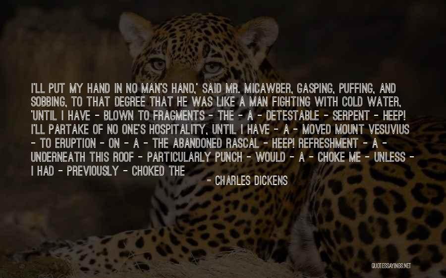 Cold Man Quotes By Charles Dickens