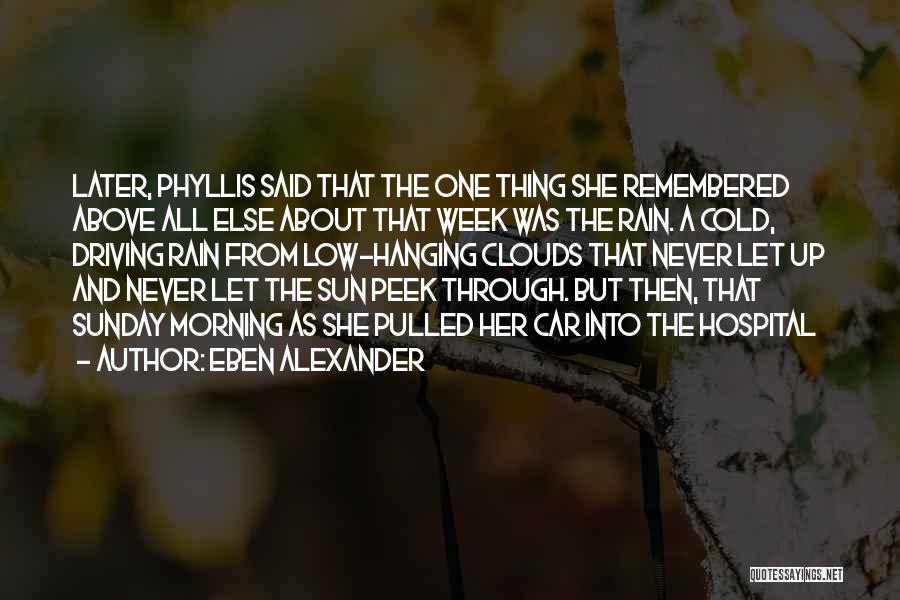 Cold Morning Quotes By Eben Alexander