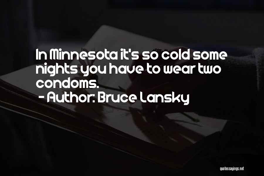 Cold Nights Quotes By Bruce Lansky