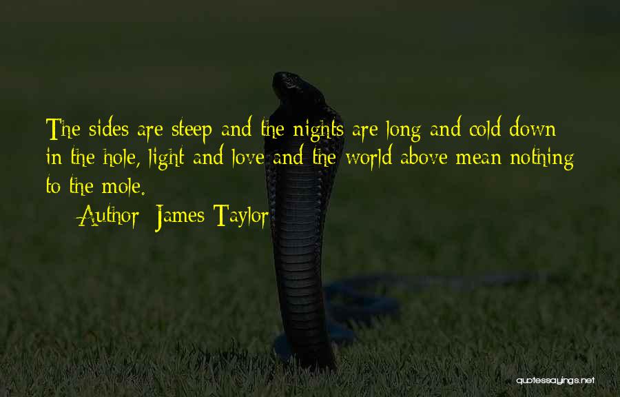 Cold Nights Quotes By James Taylor