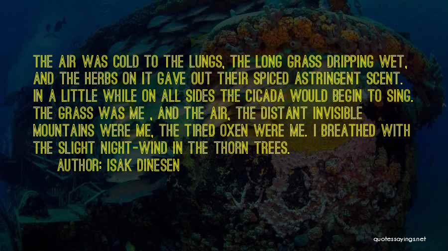 Cold Out Quotes By Isak Dinesen